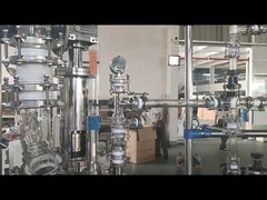 304ステンレス鋼化学ガラス反応器 ラボジャケット付き結晶化器 蒸留器