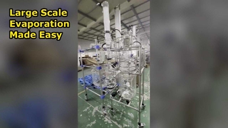 製薬研究所向け大型ロータリーエバポレーター