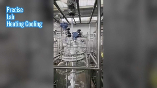 研究室化学および製薬用ガラス反応器